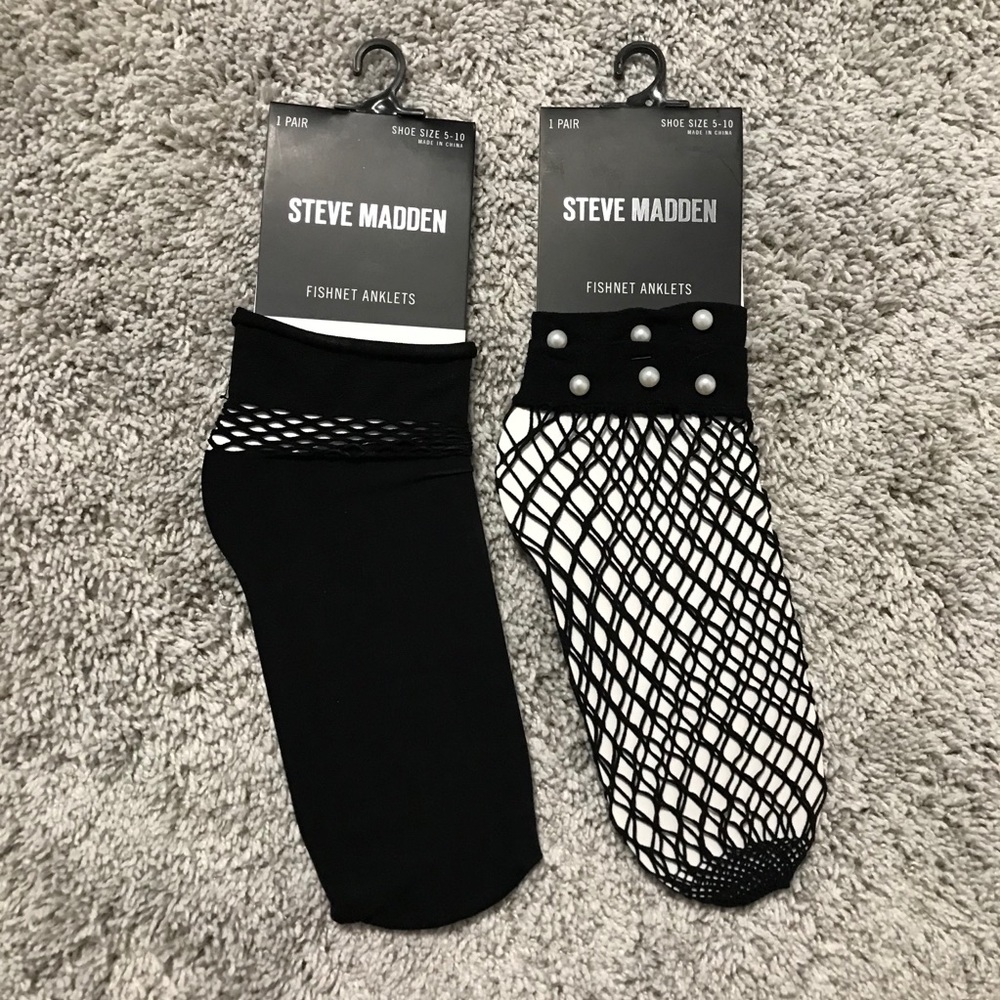NWT Bundle Steve Madden Fishnet Anklet Socks! 🤍